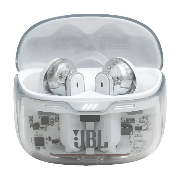 JBL Tune Beam True Wireless Noise Cancelling Earbuds - Ghost Edition