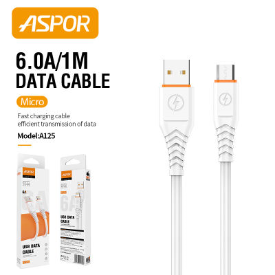Aspor Micro USB/Type C/Lightning Cable - A125/A126/A127 - 100cm
