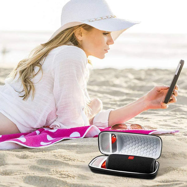 Green Hardshell Case For JBL Speaker (Flip 5, Charge 5, Pulse 4)