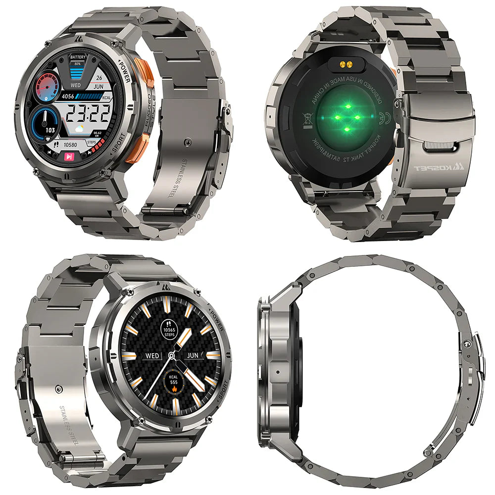 Kospet Tank M2 & Tank T2 Smartwatch 22mm Stainless Steel Strap