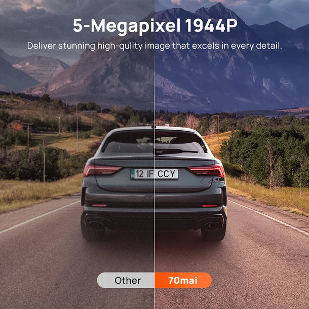 70mai Dash Cam 70mai Dash Cam A510 With Rear Camera