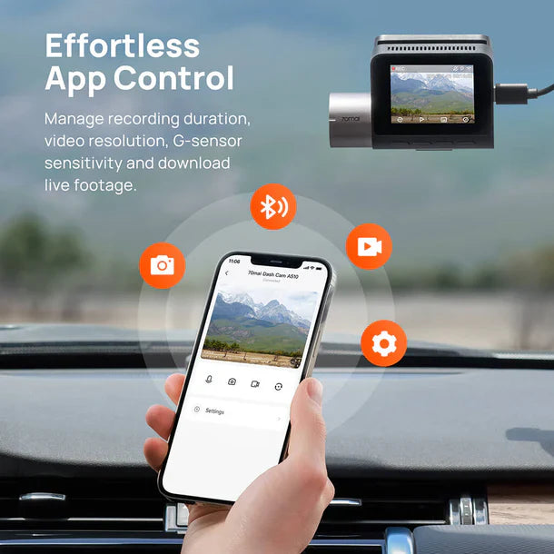 70mai Dash Cam 70mai Dash Cam A510 With Rear Camera