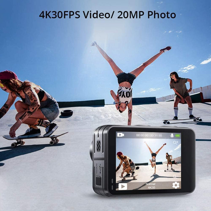 AKASO Brave 7 LE 4K WiFi Action Camera with Touch Screen