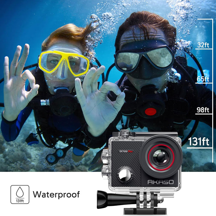 AKASO EK7000 Pro 4K Action Camera with Touch Screen