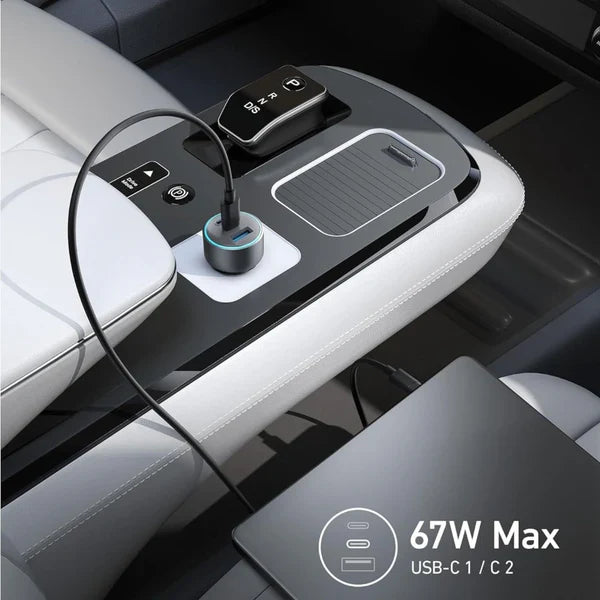 Anker 535 Car Charger 67W - Black