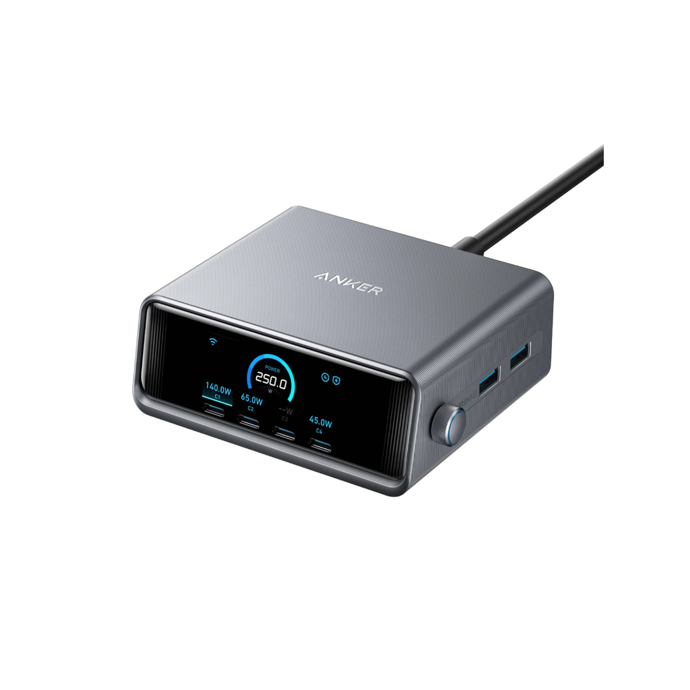 Anker Prime Charger (250W, 6 Ports, GaNPrime) - A2345241