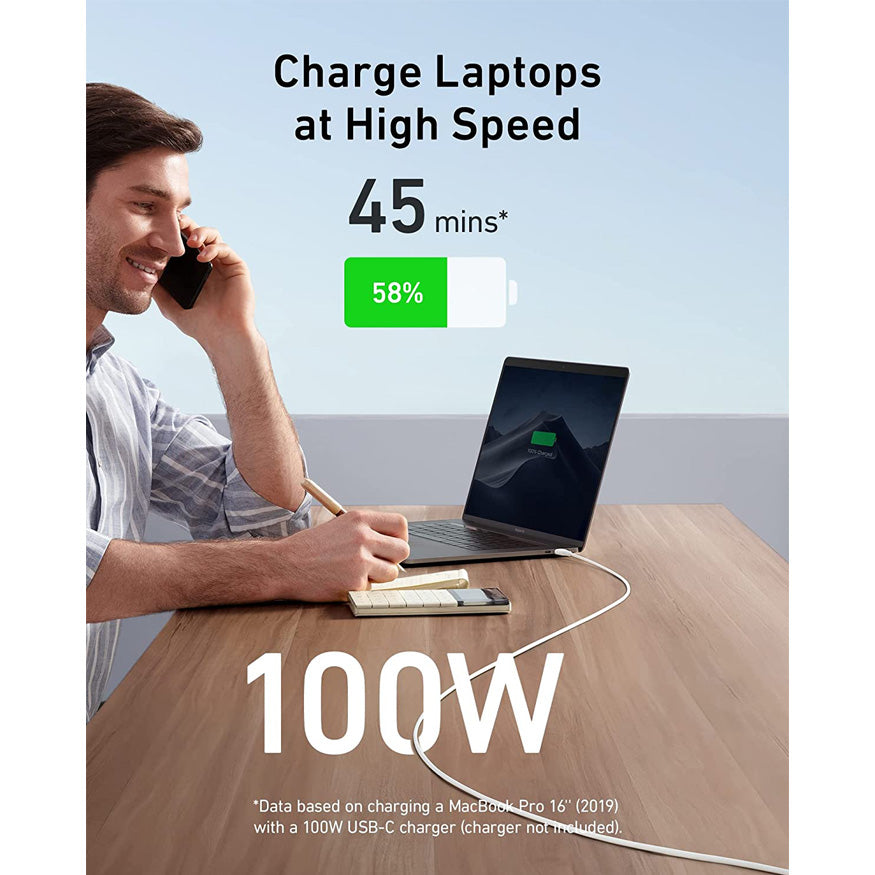 ANKER Powerline III USB-C to USB-C 100W 2.0 fast Charging Cable - A8856