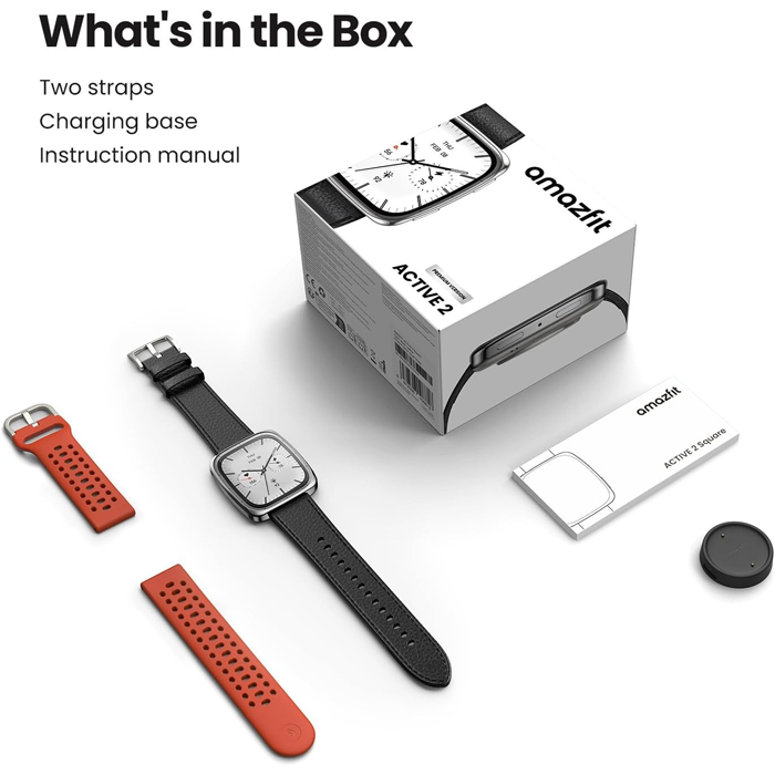 Amazfit Active 2 Smartwatch Square (Premium Version)
