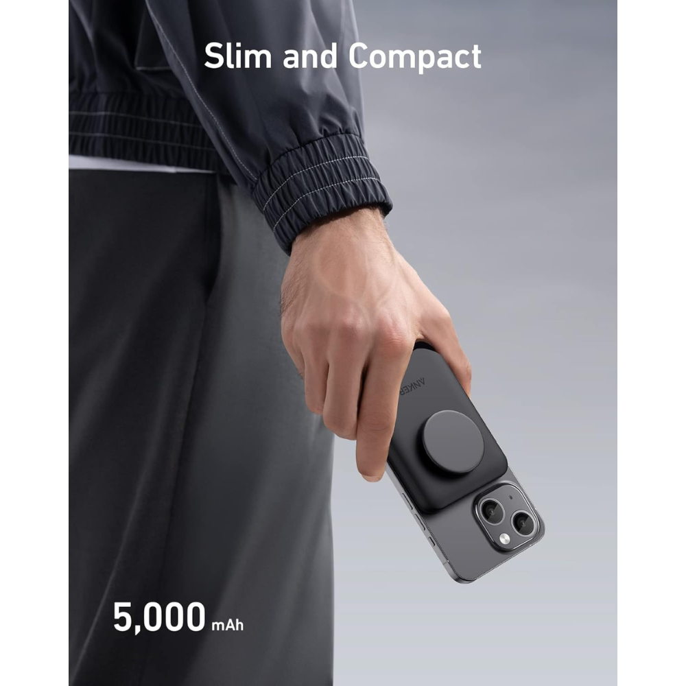 Anker 622 5000mAh Magnetic Powerbank (MagGo with PopSockets Grip)