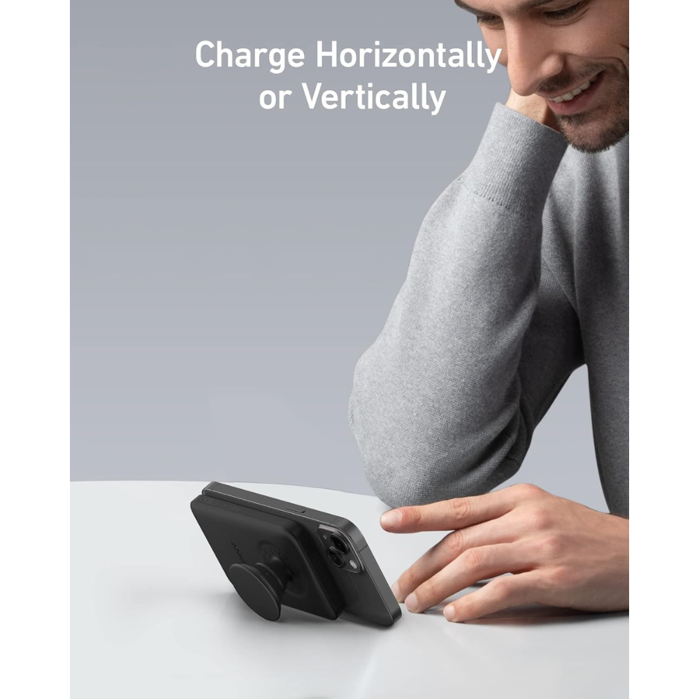 Anker 622 5000mAh Magnetic Powerbank (MagGo with PopSockets Grip)