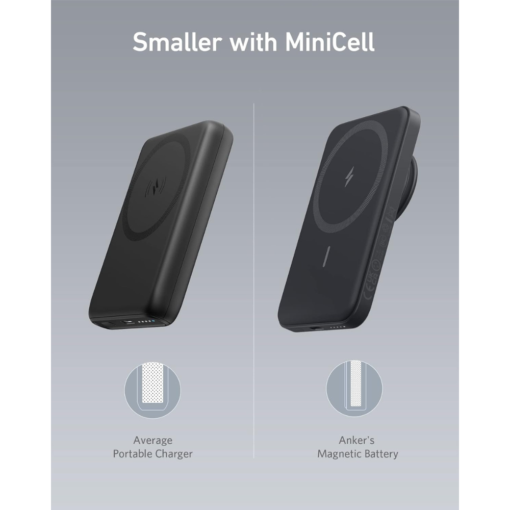 Anker 622 5000mAh Magnetic Powerbank (MagGo with PopSockets Grip)