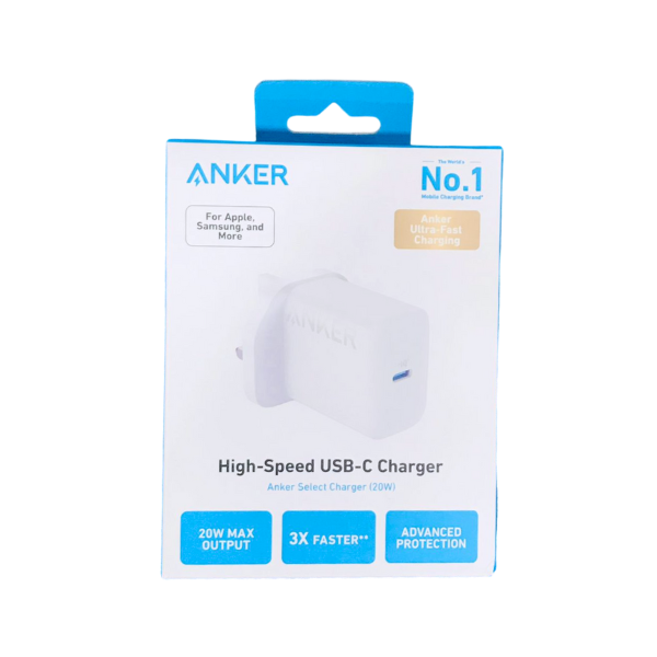 Anker 20W USB C Fast Wall Charger (A2347K21) Adapter