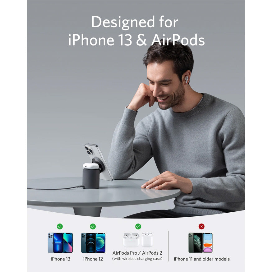 Anker 623 Magnetic Wireless Charger (MagGo) - Model B2568