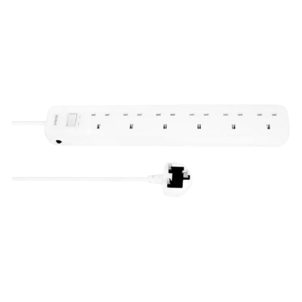 Anker 6-IN-1 Power Strip  – White