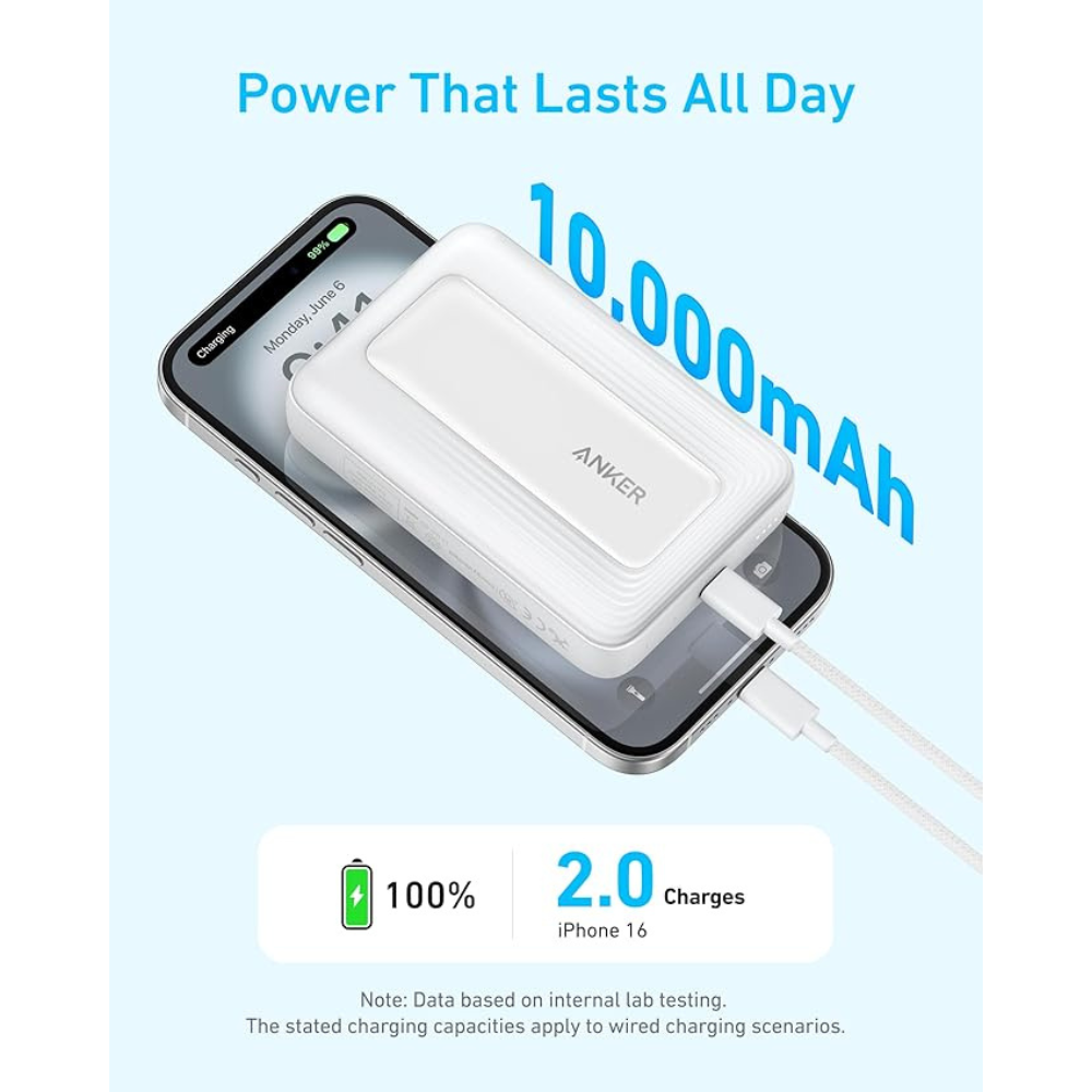 Anker Zolo 30W 10000 mAh Magnetic Power Bank (A1684)