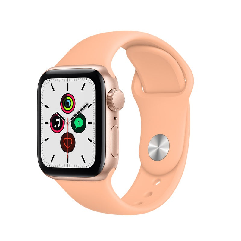 Apple Watch SE - Gold Aluminum Case with Pink Sand Sport Band Apple Watches Sri Lanka SimplyTek