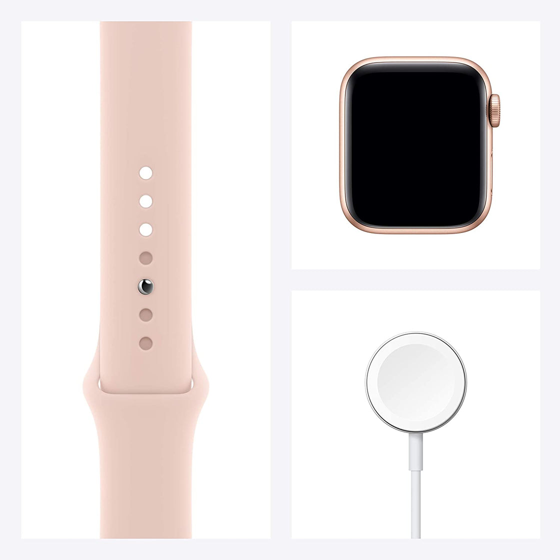 Apple Watch SE - Gold Aluminum Case with Pink Sand Sport Band Apple Watches Sri Lanka SimplyTek