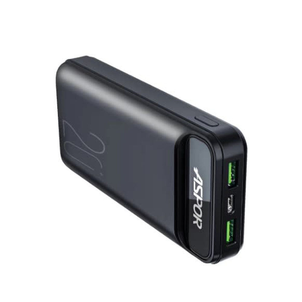 Aspor 20000mAh Power Bank With PD Charging (A396)