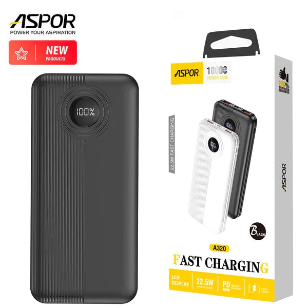 Aspor A320 Mobile Power Bank 10000mAh