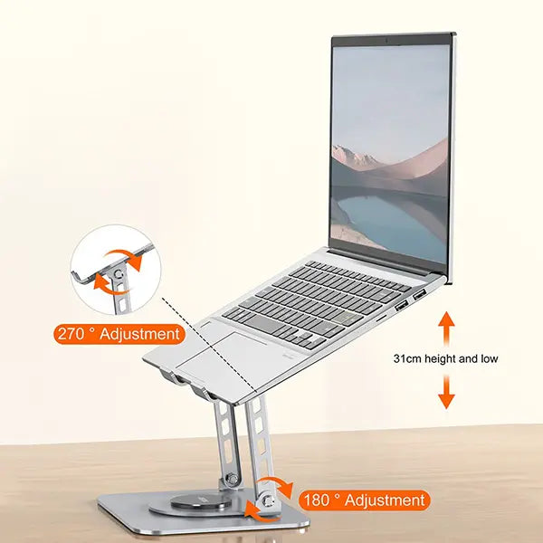Aspor A703 Adjustable Metal Laptop Stand