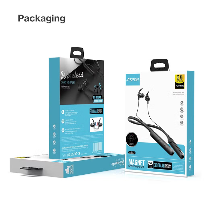 Aspor A612 Bluetooth Earphone