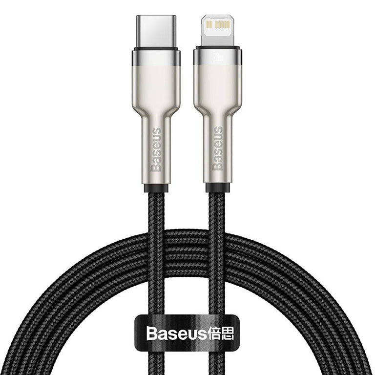 Baseus Cafule Metal USB-C to Lightning Cable (200cm)