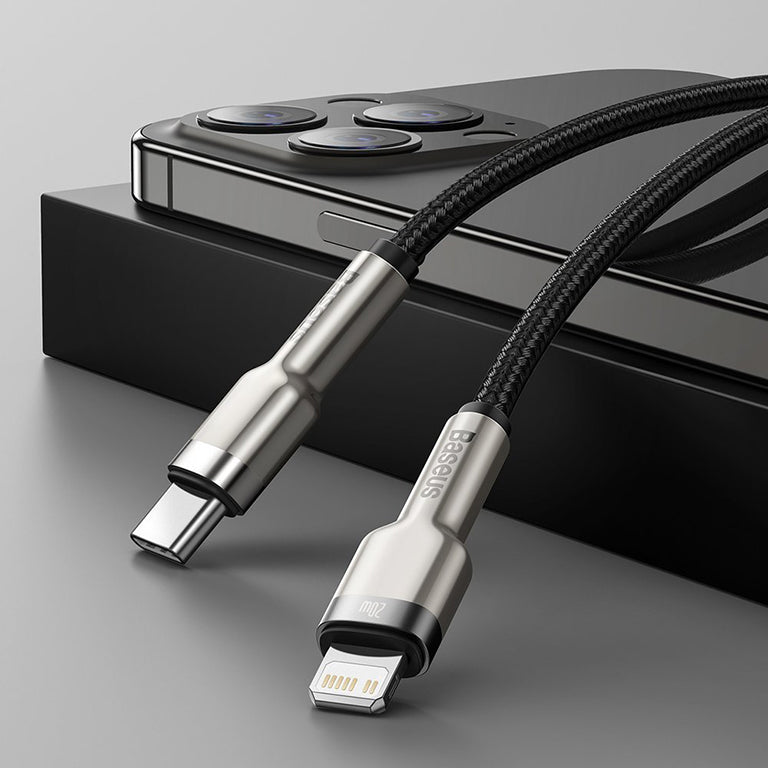 Baseus Cafule Metal USB-C to Lightning Cable (200cm)