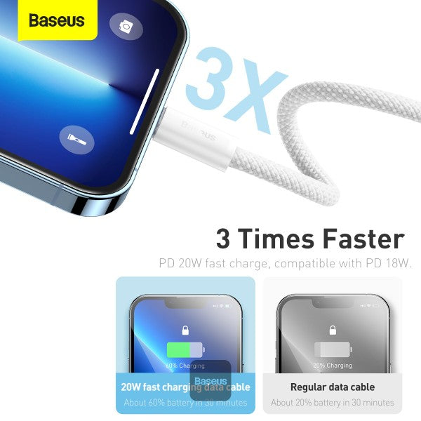 Baseus Dynamic Series Fast Charging Data Cable Type-C to Lightning 20W 1M