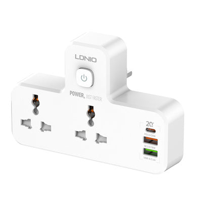 LDNIO 2 AC Outlets Portable Extension Power Socket - SC2311