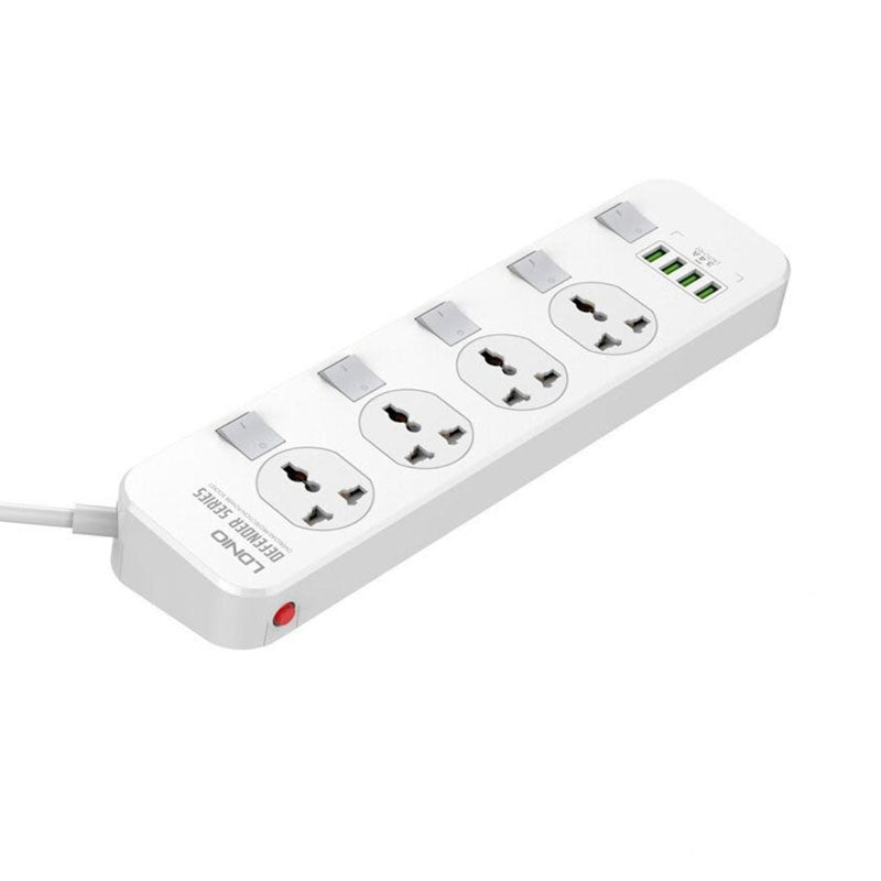 LDNIO 4 AC Outlets Universal Power Strip (Extension) - SC4408