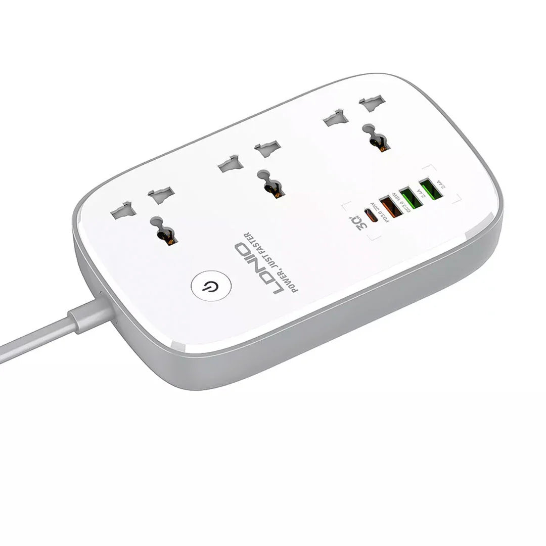 LDNIO 3 AC Outlets Wi-Fi Smart Power Strip Extension - SCW3451