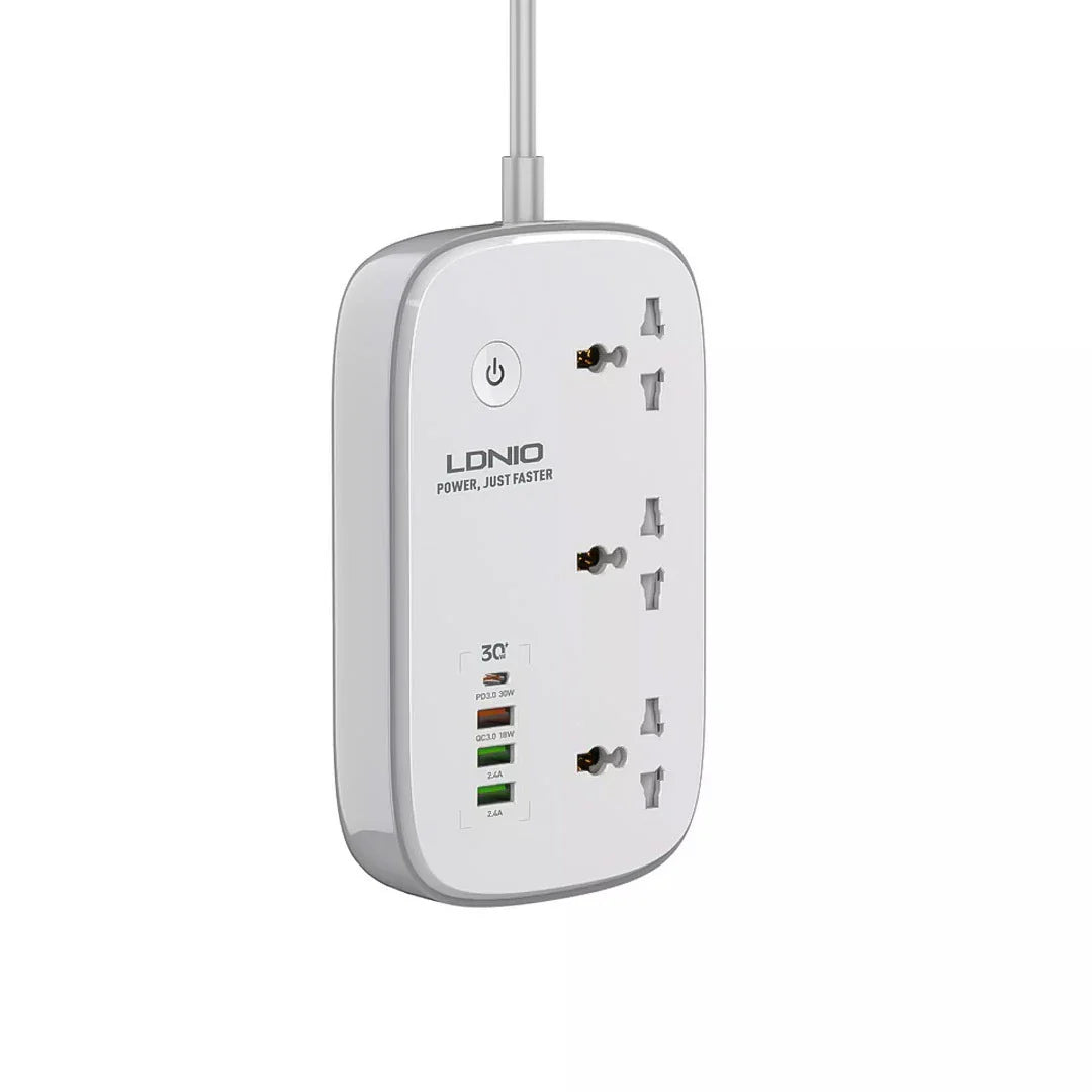 LDNIO 3 AC Outlets Wi-Fi Smart Power Strip Extension - SCW3451