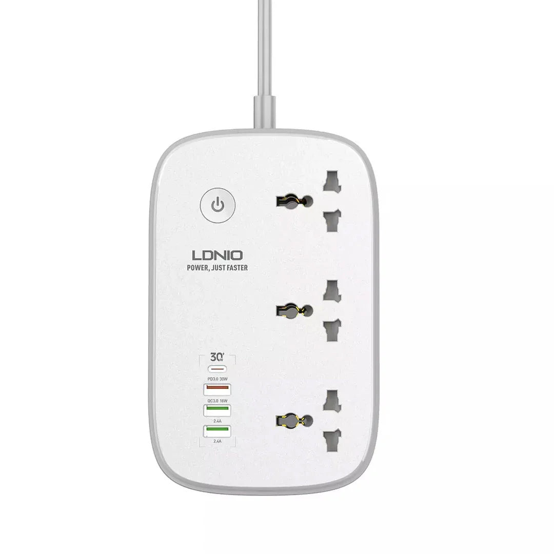 LDNIO 3 AC Outlets Wi-Fi Smart Power Strip Extension - SCW3451