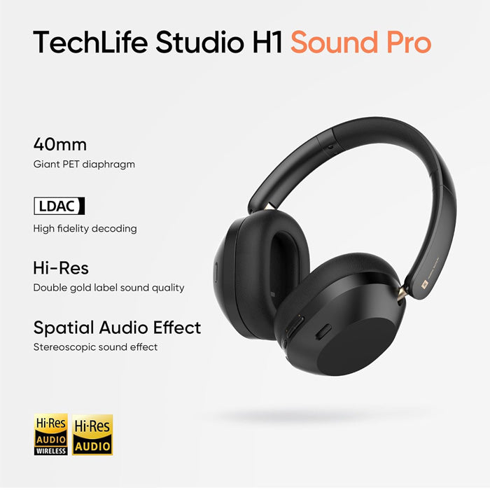 Realme TechLife Studio H1 Over-Ear Wireless Headphone