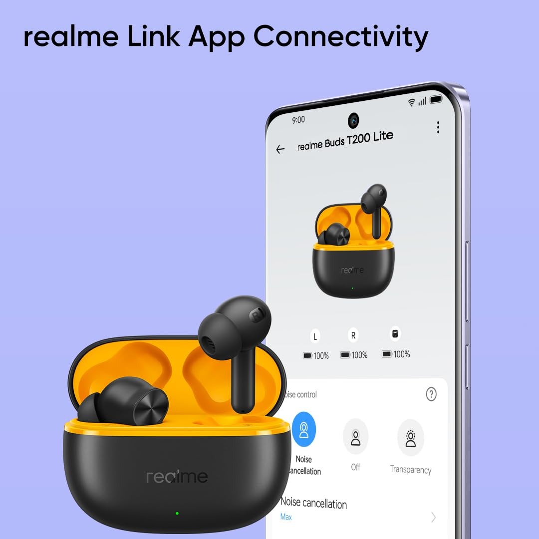 Realme Buds T200 Lite Bluetooth in Ear Earbuds
