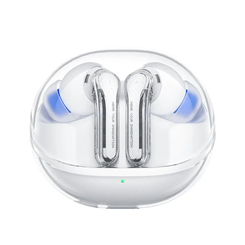 SoundPEATS Clear Transparent Wireless ENC Earbuds