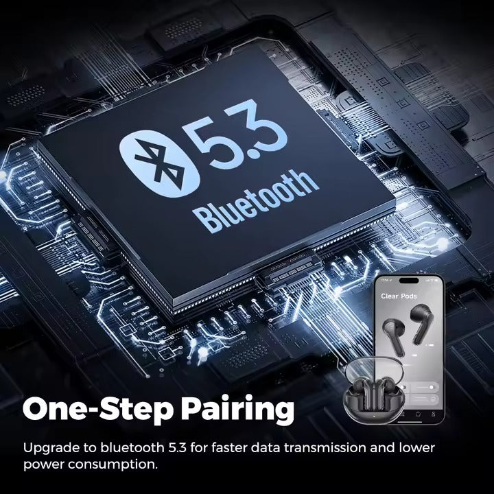 SoundPEATS Clear Pods Wireless Earphones