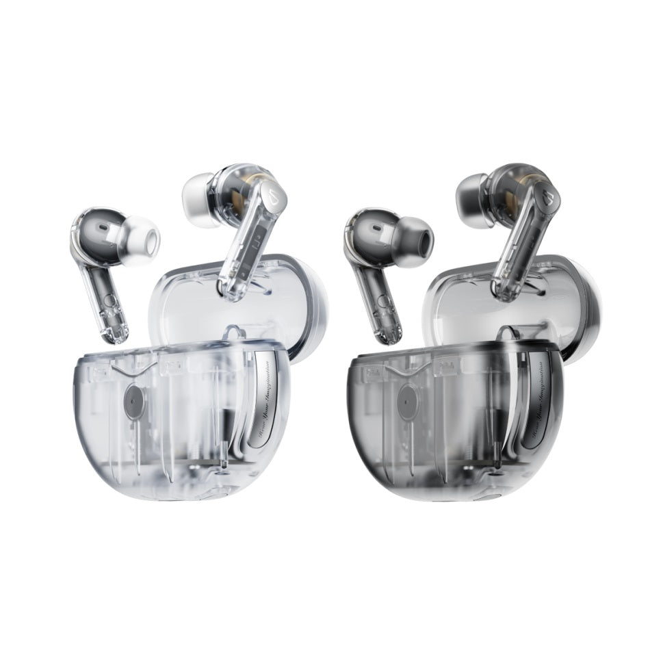 SoundPEATS Air 4 Pro Hybrid ANC TWS Earbuds (Transparent)