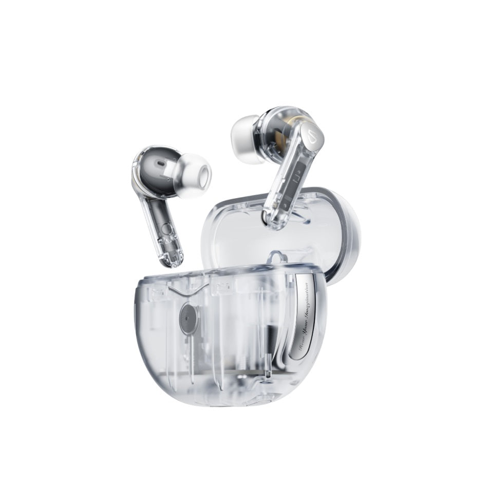 SoundPEATS Air 4 Pro Hybrid ANC TWS Earbuds (Transparent)