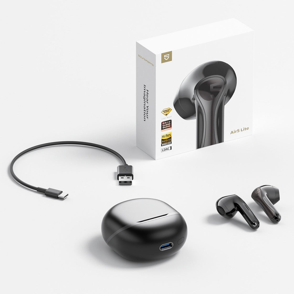 SoundPEATS Air5 Lite Semi-in-ear Wireless Earbuds