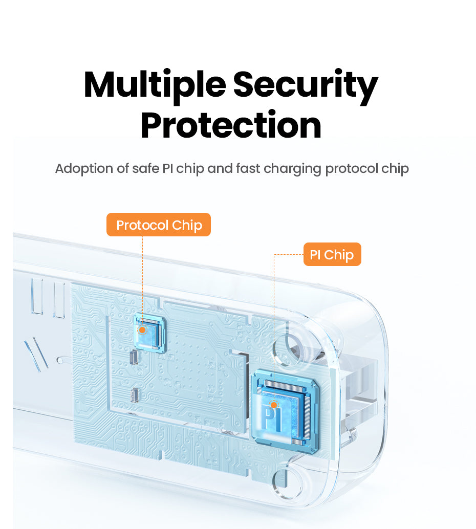 UGREEN 30W 6 in 1 Power Extension Socket Power Extension (15461 )