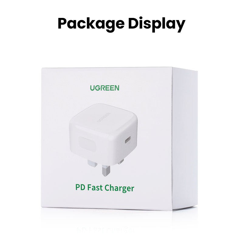UGREEN 20W PD Fast Charger UK - 60451 (Adapter)