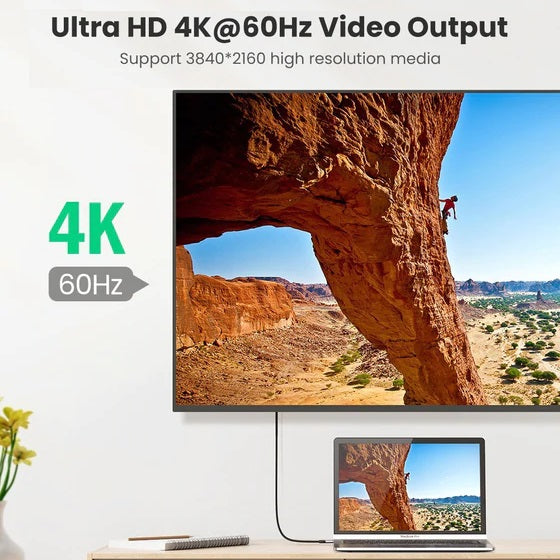 UGREEN USB Type-C to Type-C 3.1 Braided Cable, 1 Meter - 80150 -4