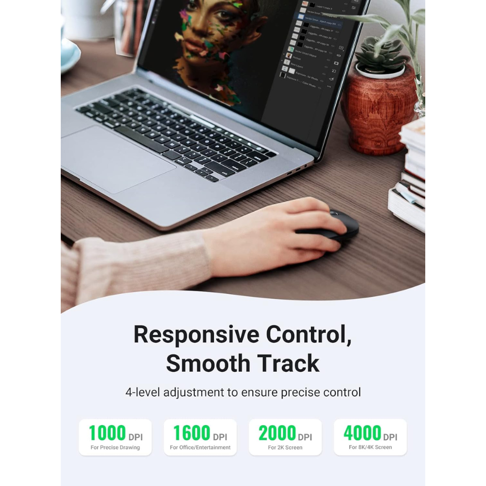 UGREEN 2.4G Silent Wireless Mouse (90531)