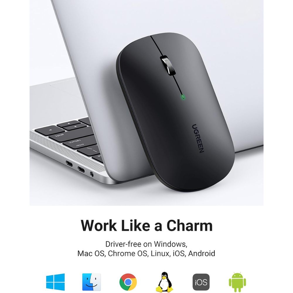 UGREEN 2.4G Silent Wireless Mouse (90531)