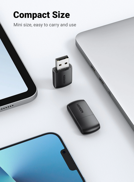 UGreen AC650 11ac Dual-Band Wireless USB Adapter - 20204