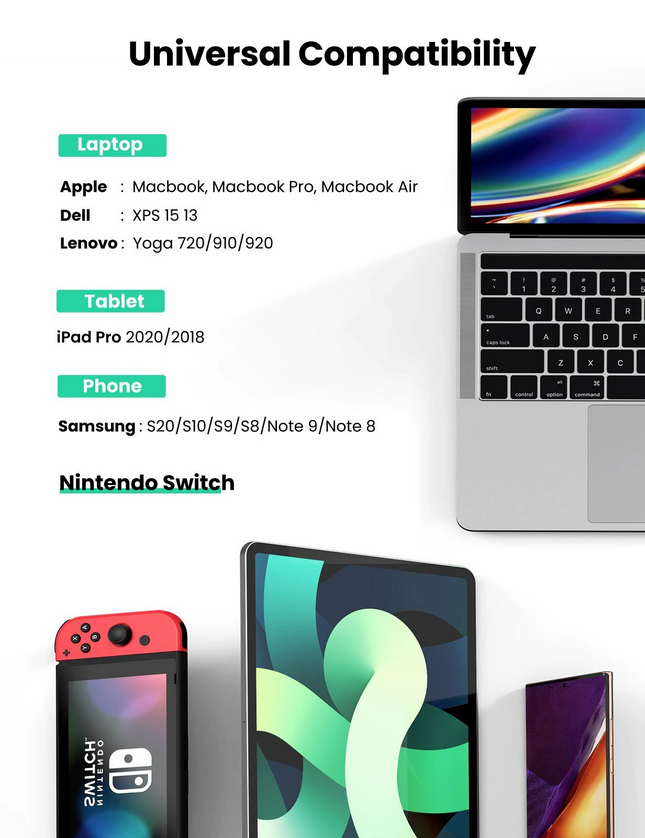 UGREEN USB-C to Ethernet Gigabit Adapter - 50737