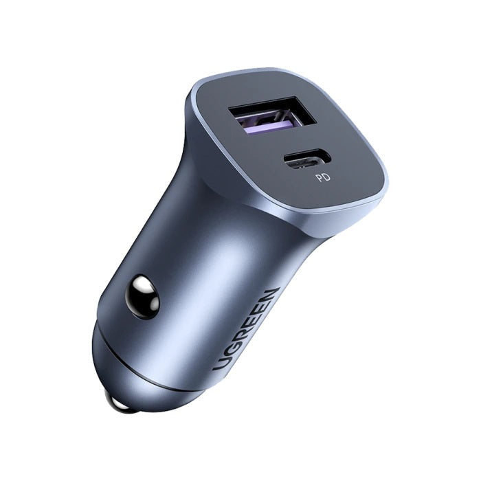 Ugreen 2 Port Fast Car Charger USB-A / USB-C 30W (40858)