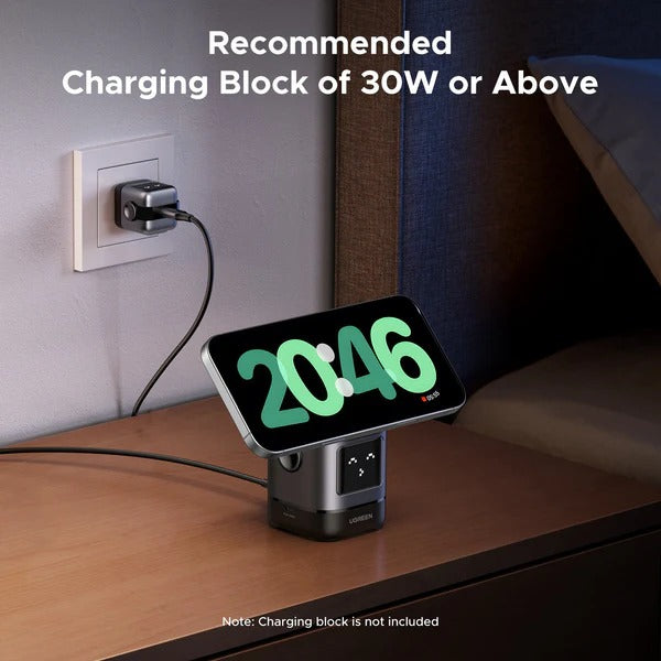 UGREEN Uno 2-in-1 Magnetic Wireless Charger 15W (45775)