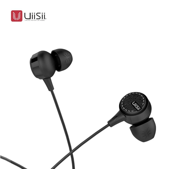 UiiSii U8 Wired In-Ear Headphones, Black
